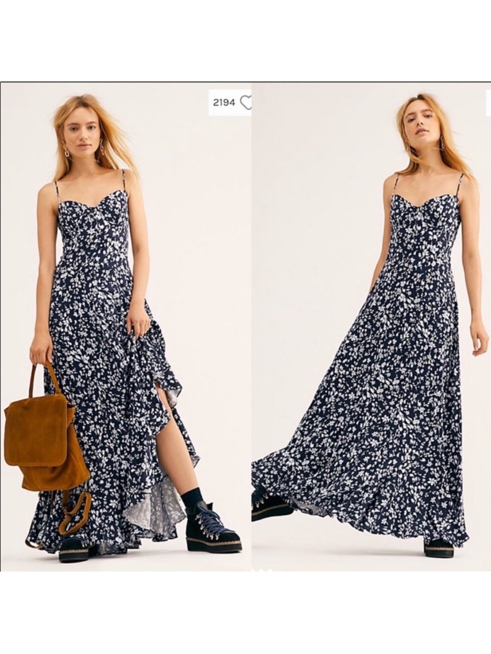 Free People Under the Moonlight Floral Maxi Dress Sweetheart Revolve 8